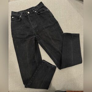 Vintage Jordache High-Waisted Black Jeans – Size 9, 27” Waist, Made in USA